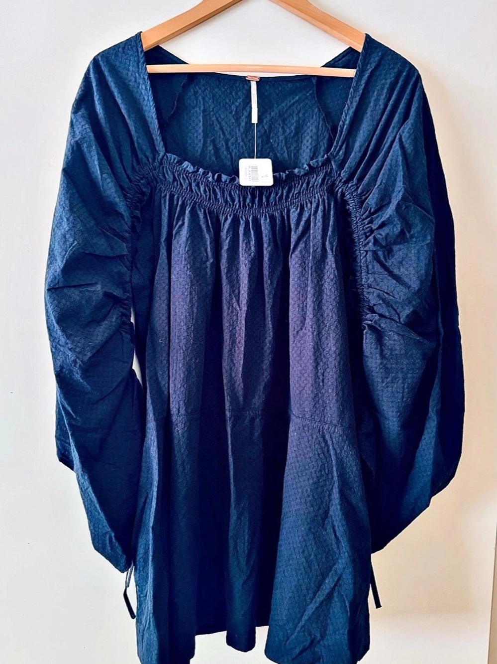 Free People Brynn Tunic Textured Black Small NWT